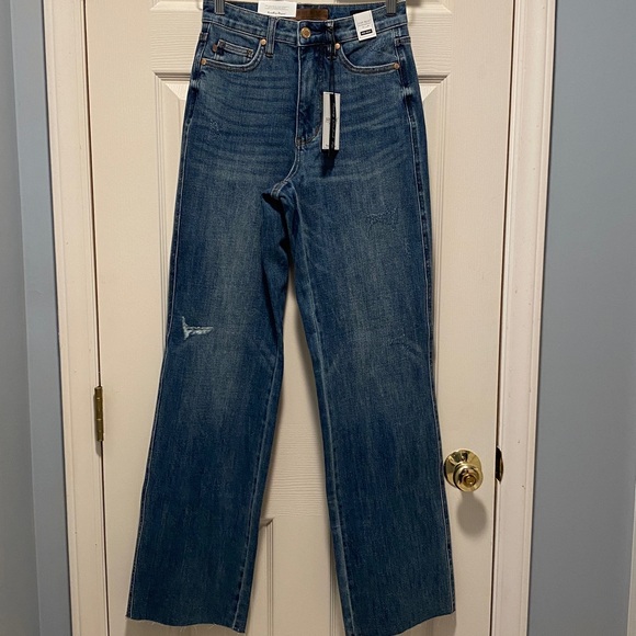 NWT Judy Blue Renee High Rise Tummy Control Straight Leg Jeans 3/26 - Picture 2 of 11